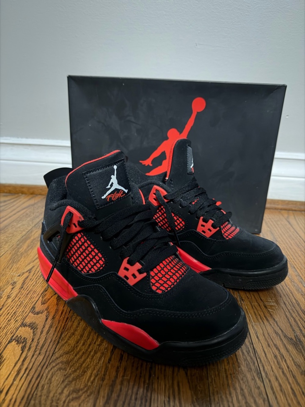 Jordan 4’s Retro Black and Red